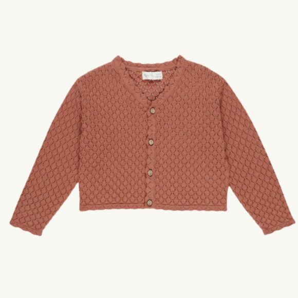 NWT - Rylee + Cru Ella Cardigan Poppy - Picture 1 of 2